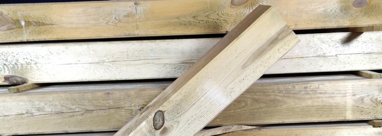 Listones de madera, versátiles y resistentes